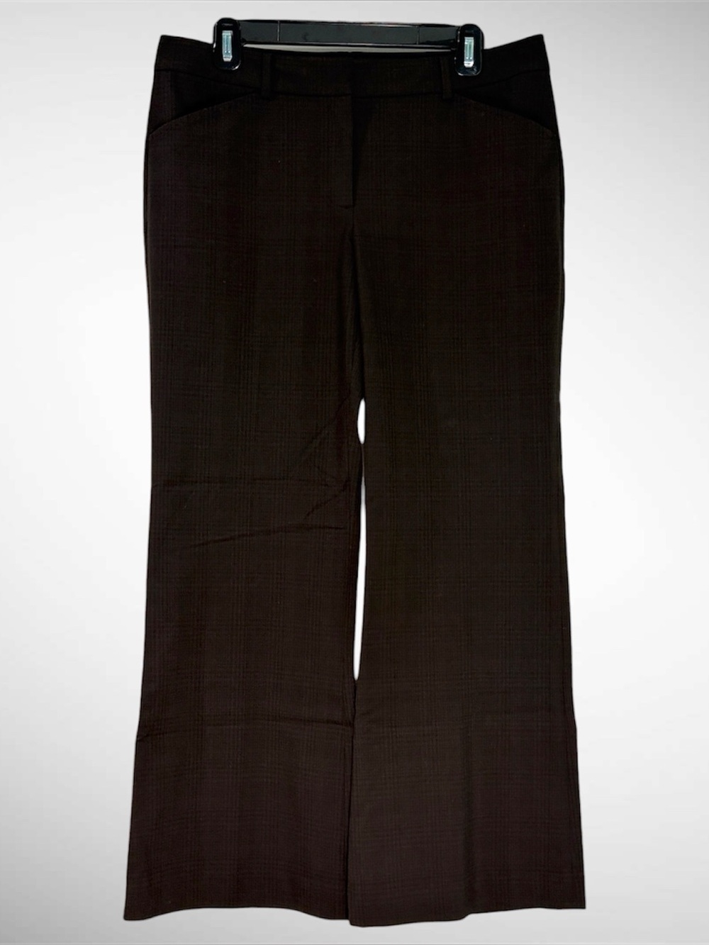Tahari Charcoal Plaid Dress Pants Size 10